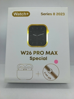 Reloj Smartwatch W26 Rosa Pro Max Special + Auriculares Bluetooth + Malla de regalo - comprar online