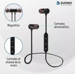 Auriculares Bluetooth Deportivos Recargables Usb Manos Libre - MP Tecnoshop