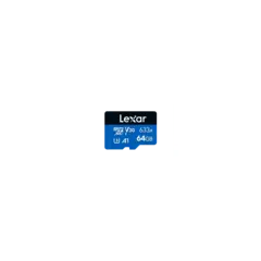 Tarjeta microSDXC Lexar 633x 64GB UHS-I C10 sin adaptador