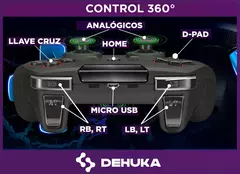 Joystick PS3 / PC Inalámbrico Bluetooth Dehuka – Alta Precisión - tienda online