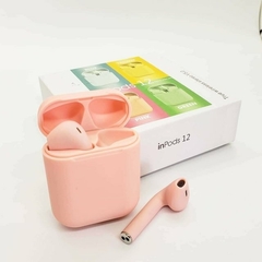 AURICULAR BLUETOOTH MANOS LIBRES I12 ROSA