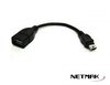 Cable Adaptador Otg Mini Usb 5 Pines A Usb Hembra