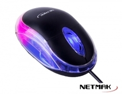 Mouse Optico con Cable Usb Pc notebook NM-M01 Negro - comprar online