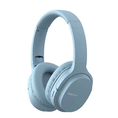 Auricular Bluetooth Inalambrico vincha celeste P2961 EXCELENTE SONIDO! - comprar online