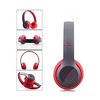 AURICULAR PLEGABLE VINCHA BLUETOOTH MANOS LIBRES P47 ROJO