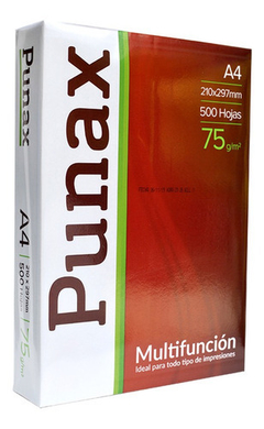 Resma PUNAX A4 75gr 500 Hojas