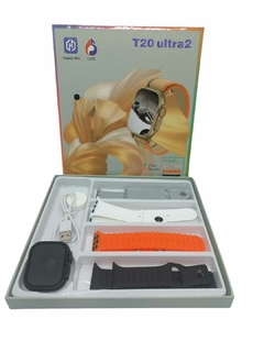 Reloj Smartwatch T20 Ultra 2 Con 4 Mallas Intercambiables Negro