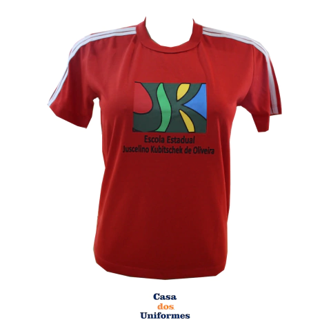 Camisa EE Juscelino Kubitschek Vermelha - comprar online