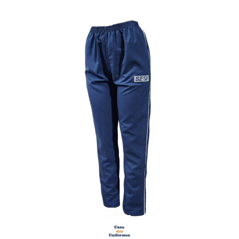 Calça azul SESI - Tactel - comprar online
