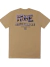 Camiseta Premium Fire Streetwear Mix Lettering (Bege)