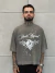 Camiseta Abstract - Cinza Estonada - Boxy - Street Apparel