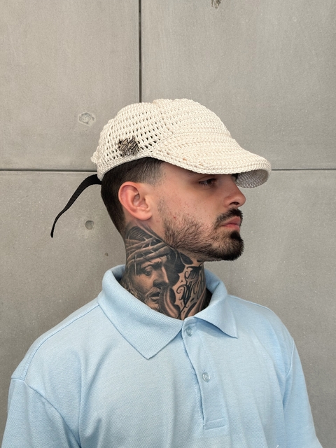 Boné Crochê Off White - comprar online