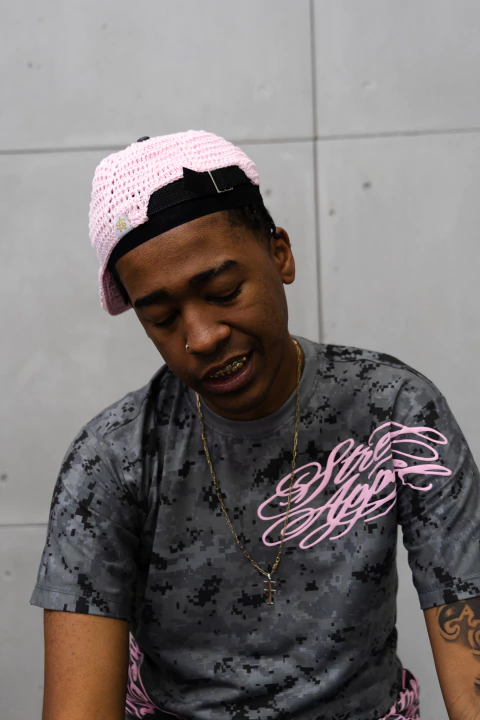 Boné Crochê Rosa Bebê - comprar online