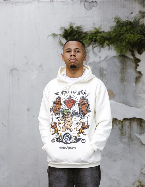 Moletom Heavyweight Sacred Heart - Off White - comprar online