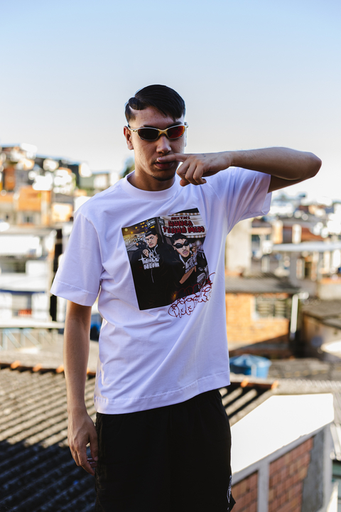 Camiseta Nunca Tenha Medo LPT ZLATAN - Branca - comprar online