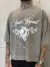 Camiseta Abstract - Cinza Estonada - Boxy - loja online