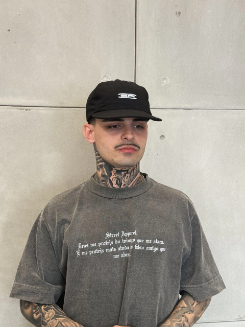 Boné Six Panel Nylon SA Reflective - Preto