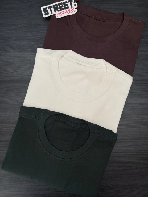 Basic Pack - Marrom, Off White e Verde