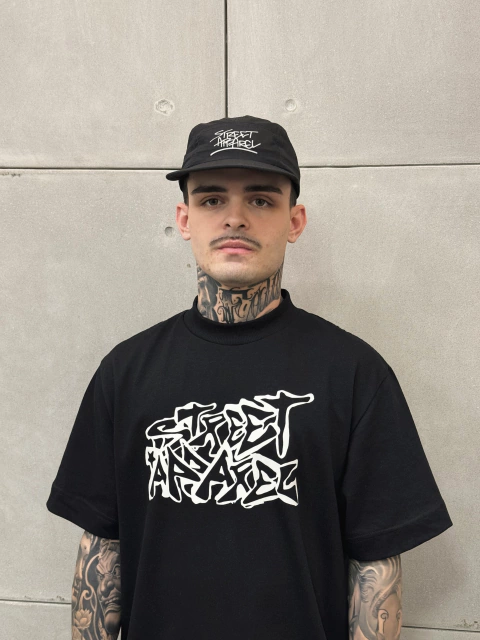 Boné Five Panel Nylon Reflective Logo - Preto