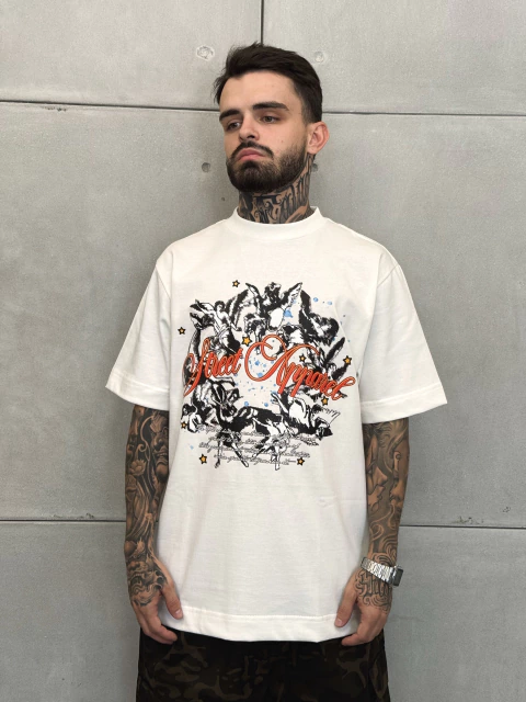 Camiseta Heaven - Off White - Oversized - comprar online