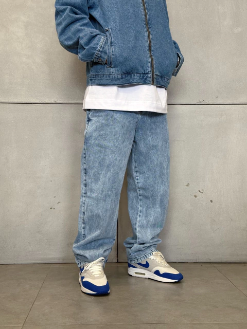 Calça Jeans Washed Denim Blue - Street Apparel - comprar online