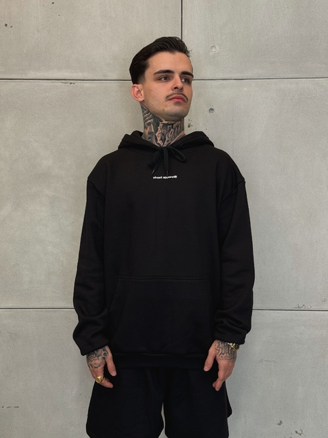 Moletom Heavyweight Preto Symbol - Street Apparel