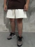 Shorts de Moletom Cursive Logo - Off White - loja online