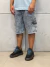 Bermuda Cargo Light Gray Jeans - Street Apparel - loja online