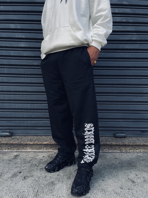 Calça Big Logo Moletom (PRETA) - Street Apparel