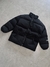 Puffer Jacket Reflective Logo - Preta - comprar online