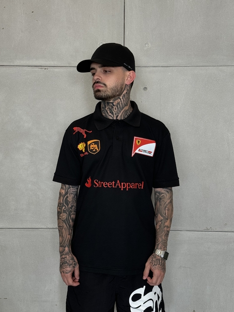 Camisa polo F1 - Preta - Street Apparel