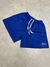 Shorts de Moletom Cursive Logo - Royal