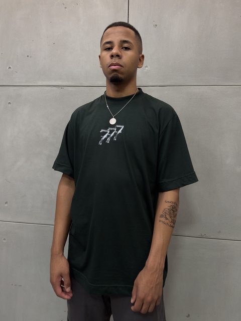 Camiseta Oversized 777 ICE - VERDE MUSGO
