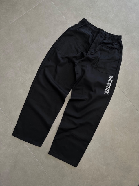 Calça Sarja Carpenter Preta - Street Apparel