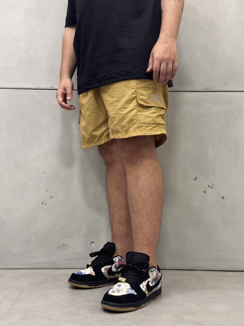 Shorts Cargo Reflective Logo -Bege
