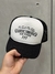 Boné Trucker Institutional Logo - Preto/Branco