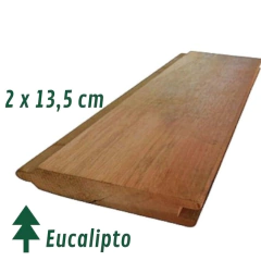 Frontal de eucalipto 2 x 13,5 x 300cm na internet
