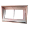 Janela Basculante de Eucalipto 14 x 60 x 40 cm