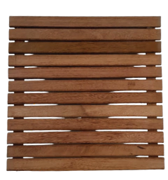 Deck Modular Angelim Pedra e Cambara 4 X 50 X 50 cm