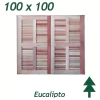 Janela de Eucalipto com Veneziana 14 x 100 x 100 cm