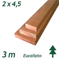 Ripa de Eucalipto 2 x 4,5 metro linear