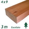 Viga de Eucalipto 4 x 9 x 300 cm