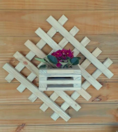 Painel Treliça Autoclave Diagonal com Tábua 50 x 50 - comprar online