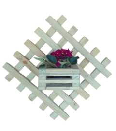 Painel Treliça Autoclave Diagonal com Tábua 50 x 50