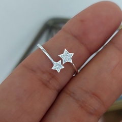 Anillo Stars plata 925 regulable - comprar online