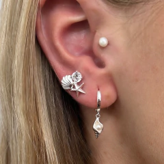 Aro pasante Estrella de mar Plata 925 x unid en internet