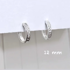 Argollas Shine plata 925 por par - comprar online