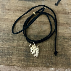 Choker heart ac dorado - comprar online