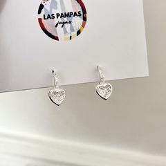 Argollitas Love plata 925 por par - comprar online