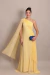 Vestido Longo um ombro só Capa Bella Amarelo - comprar online